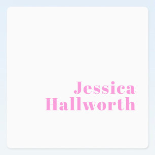 Modern Editable Business Name or First & Last Name