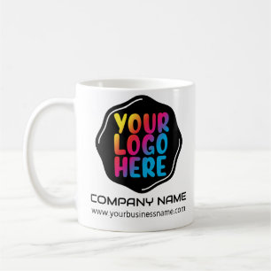 Modern Editable Business Promotion Logo Template Coffee Mug