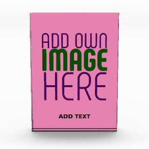 MODERN EDITABLE CUTE HOT PINK IMAGE TEXT TEMPLATE PHOTO BLOCK