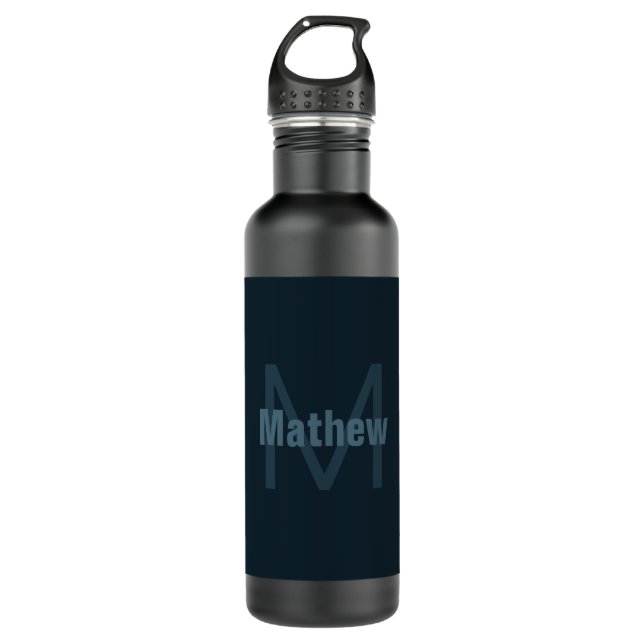 Modern Editable Name 710 Ml Water Bottle (Front)