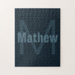 Modern Editable Name Jigsaw Puzzle<br><div class="desc">Fully editable name,  customize as you like!</div>