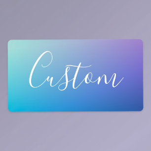 Modern Editable Script Writing Colourful Ombre
