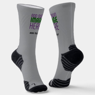 MODERN EDITABLE SIMPLE ASH IMAGE TEXT TEMPLATE SOCKS