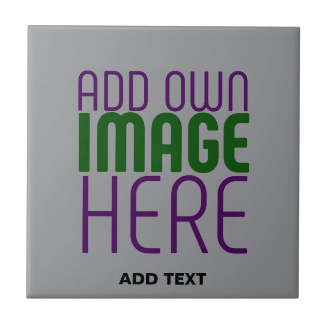  MODERN EDITABLE SIMPLE ASH IMAGE TEXT TEMPLATE TILE (Front)