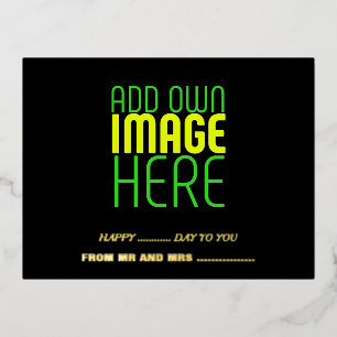 MODERN EDITABLE SIMPLE BLACK IMAGE TEXT TEMPLATE