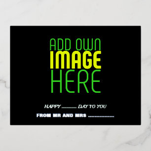 MODERN EDITABLE SIMPLE BLACK IMAGE TEXT TEMPLATE