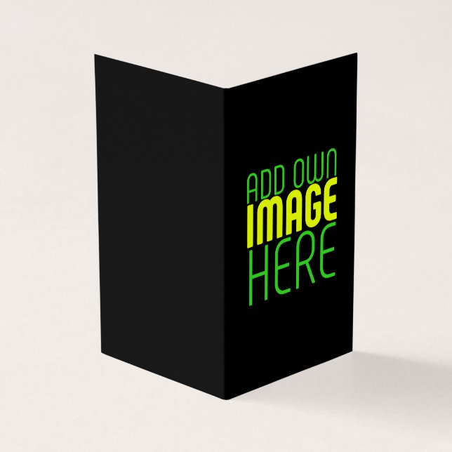MODERN EDITABLE SIMPLE BLACK IMAGE TEXT TEMPLATE (Outside)