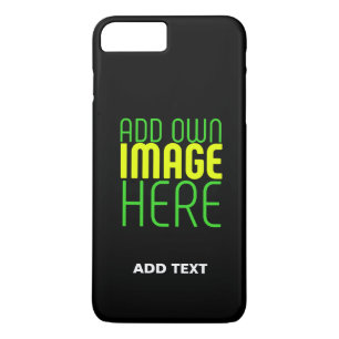 MODERN EDITABLE SIMPLE BLACK IMAGE TEXT TEMPLATE Case-Mate iPhone CASE