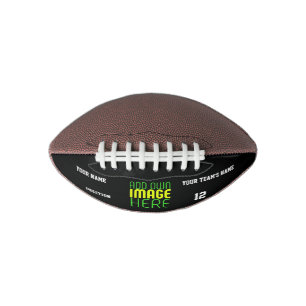 MODERN EDITABLE SIMPLE BLACK IMAGE TEXT TEMPLATE FOOTBALL