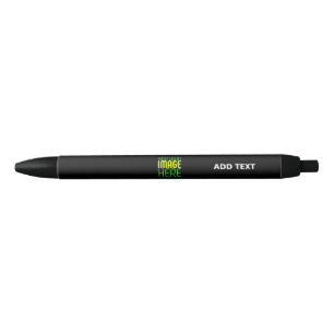 MODERN EDITABLE SIMPLE BLACK IMAGE TEXT TEMPLATE INK PEN