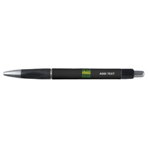 MODERN EDITABLE SIMPLE BLACK IMAGE TEXT TEMPLATE PEN
