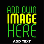 MODERN EDITABLE SIMPLE BLACK IMAGE TEXT TEMPLATE PHOTO SCULPTURE MAGNET<br><div class="desc">THIS IS A DESIGN FITTING FOR CUSTOMERS.YOU CAN CHANGE, RESIZE OR ADD LOGO, PHOTO, TEXT AND COLOURS THE WAY YOU WANT.THANK YOU.</div>