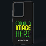 MODERN EDITABLE SIMPLE BLACK IMAGE TEXT TEMPLATE SAMSUNG GALAXY CASE<br><div class="desc">THIS IS A DESIGN FITTING FOR CUSTOMERS.YOU CAN CHANGE, RESIZE OR ADD LOGO, PHOTO, TEXT AND COLOURS THE WAY YOU WANT.THANK YOU.</div>