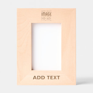 MODERN EDITABLE SIMPLE BROWN IMAGE TEXT TEMPLATE ETCHED FRAMES