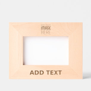 MODERN EDITABLE SIMPLE BROWN IMAGE TEXT TEMPLATE ETCHED FRAMES