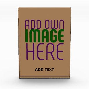 MODERN EDITABLE SIMPLE BROWN IMAGE TEXT TEMPLATE PHOTO BLOCK