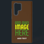 MODERN EDITABLE SIMPLE BROWN IMAGE TEXT TEMPLATE SAMSUNG GALAXY CASE<br><div class="desc">THIS IS A DESIGN FITTING FOR CUSTOMERS.YOU CAN CHANGE, RESIZE OR ADD LOGO, PHOTO, TEXT AND COLOURS THE WAY YOU WANT.THANK YOU.</div>