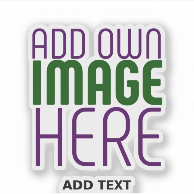 MODERN EDITABLE SIMPLE CLEAR IMAGE TEXT TEMPLATE (Front)