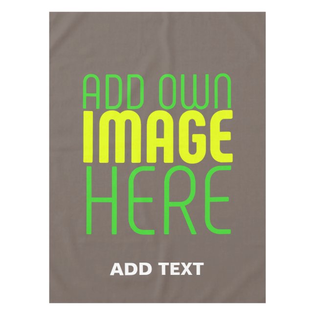 MODERN EDITABLE SIMPLE COFFEE IMAGE TEXT TEMPLATE TABLECLOTH (Front)