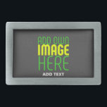 MODERN EDITABLE SIMPLE GREY IMAGE TEXT TEMPLATE BELT BUCKLE<br><div class="desc">THIS IS A DESIGN FITTING FOR CUSTOMERS.YOU CAN CHANGE, RESIZE OR ADD LOGO, PHOTO, TEXT AND COLOURS THE WAY YOU WANT.THANK YOU.</div>