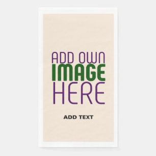 MODERN EDITABLE SIMPLE NATURAL IMAGE TEXT TEMPLATE NAPKIN