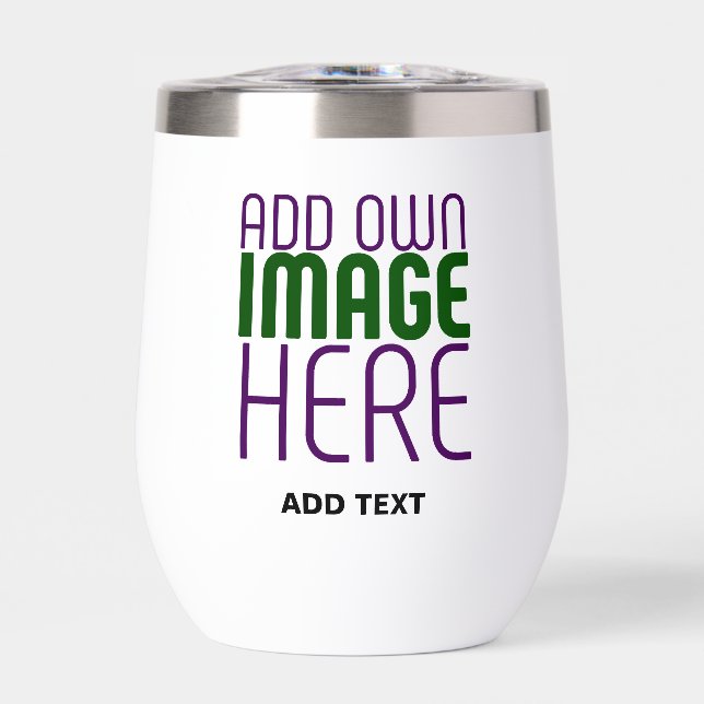 MODERN EDITABLE SIMPLE WHITE IMAGE TEXT TEMPLATE (Front)