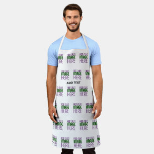 MODERN EDITABLE SIMPLE WHITE IMAGE TEXT TEMPLATE APRON