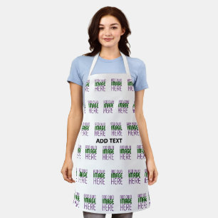 MODERN EDITABLE SIMPLE WHITE IMAGE TEXT TEMPLATE APRON