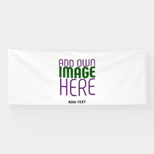 MODERN EDITABLE SIMPLE WHITE IMAGE TEXT TEMPLATE BANNER
