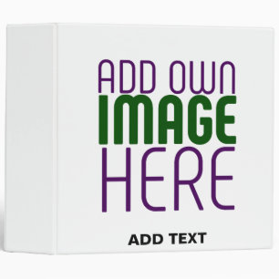 MODERN EDITABLE SIMPLE WHITE IMAGE TEXT TEMPLATE BINDER