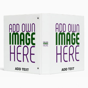 MODERN EDITABLE SIMPLE WHITE IMAGE TEXT TEMPLATE BINDER