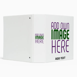 MODERN EDITABLE SIMPLE WHITE IMAGE TEXT TEMPLATE BINDER