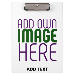 MODERN EDITABLE SIMPLE WHITE IMAGE TEXT TEMPLATE CLIPBOARD