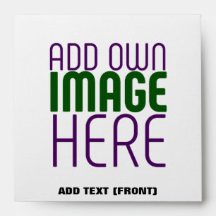 MODERN EDITABLE SIMPLE WHITE IMAGE TEXT TEMPLATE ENVELOPE
