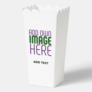  MODERN EDITABLE SIMPLE WHITE IMAGE TEXT TEMPLATE FAVOR BOX