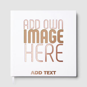 MODERN EDITABLE SIMPLE WHITE IMAGE TEXT TEMPLATE GUEST BOOK