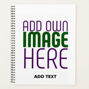 MODERN EDITABLE SIMPLE WHITE IMAGE TEXT TEMPLATE PLANNER