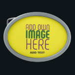 MODERN EDITABLE SIMPLE YELLOW IMAGE TEXT TEMPLATE BELT BUCKLE<br><div class="desc">THIS IS A DESIGN FITTING FOR CUSTOMERS.YOU CAN CHANGE, RESIZE OR ADD LOGO, PHOTO, TEXT AND COLOURS THE WAY YOU WANT.THANK YOU.</div>