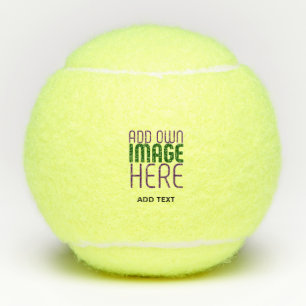MODERN EDITABLE SIMPLE YELLOW IMAGE TEXT TEMPLATE TENNIS BALLS