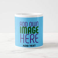 MODERN EDITABLE SWAG SKY BLUE IMAGE TEXT TEMPLATE