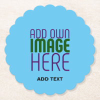 MODERN EDITABLE SWAG SKY BLUE IMAGE TEXT TEMPLATE
