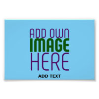 MODERN EDITABLE SWAG SKY BLUE IMAGE TEXT TEMPLATE
