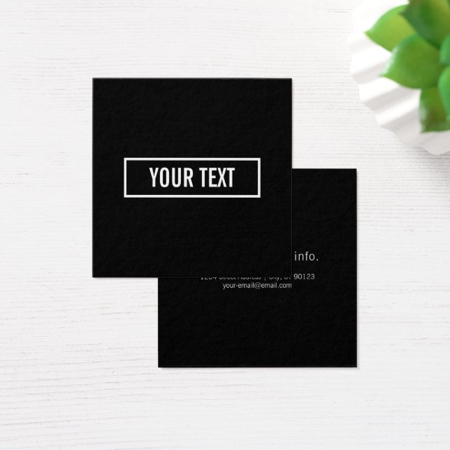 Modern Editable Text in White Logo Style Frame (Desk)
