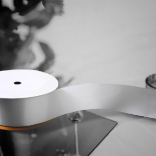 Modern Egg Shell White Wedding Satin Ribbon