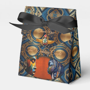 Modern Egyptian, Islamic, Arabic & African design Favor Box