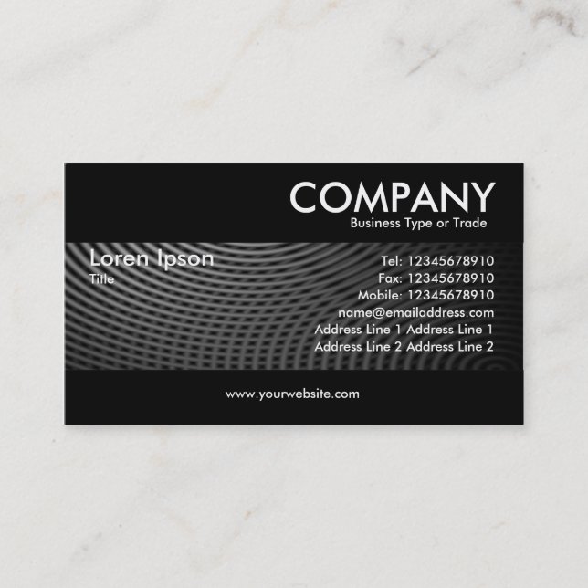 Modern - Electric Pool 01 Business Card (Front)