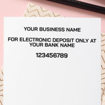 MODERN ELECTRONIC DEPOSIT BANK ENDORSEMENT