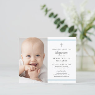 Modern Elegance Boys Photo Baptism