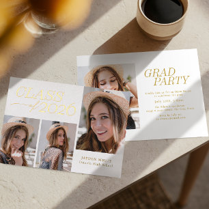 Modern Elegance Class of 2026 Photo Graduation