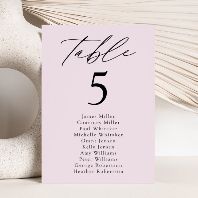 Modern Elegance Table Number Seating Chart (Creator Uploaded)